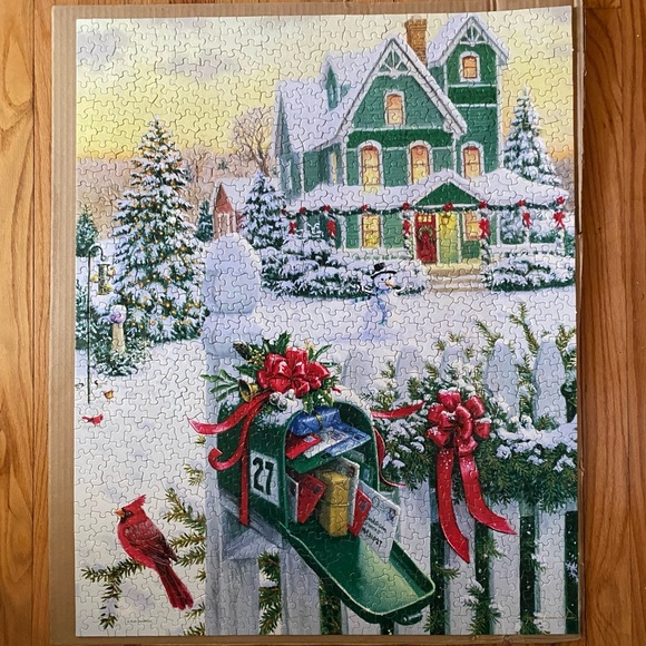 Springbok Holiday Mail Puzzle 1000 Piece Complete - Picture 2 of 12
